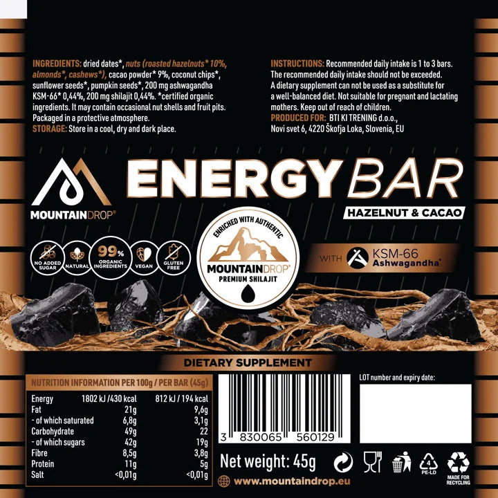Energy Bar 15x45g