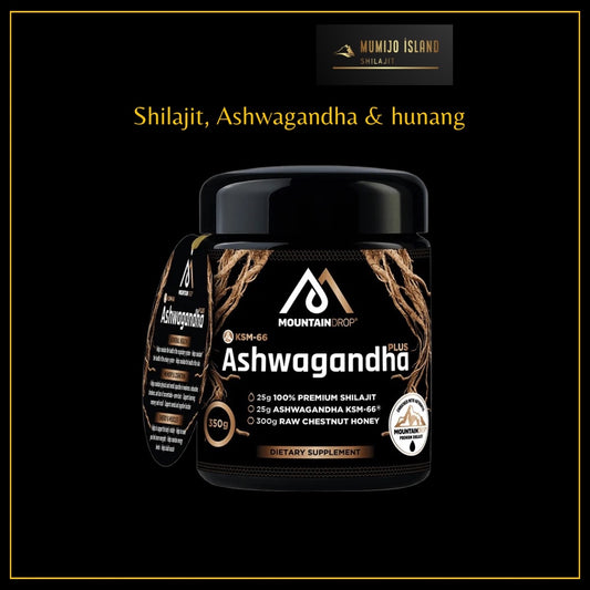 Ashwagandha, Shilajit og kastaníu hunang
