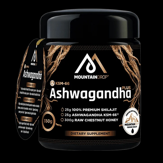 Ashwagandha, shilajit og kastaníu hunang