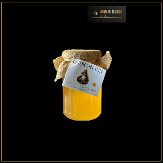 Seiðkarlinn appelsínu hrátt hunang 500g