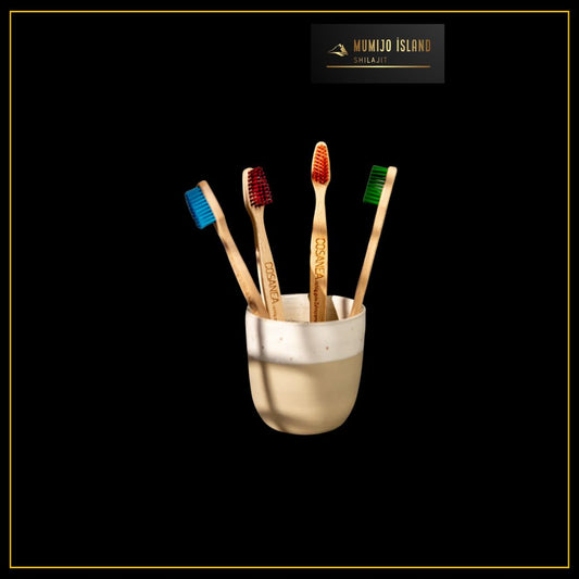 Cosanea Wooden toothbrush, natural bristles, plastic free